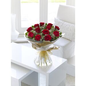 12 Red Long Stem Roses